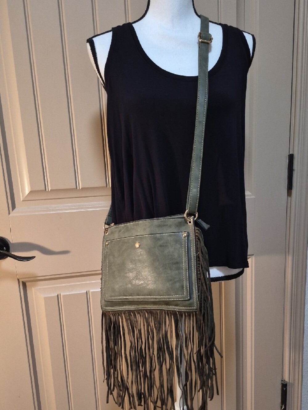 Western Fringed Crossbody Bag